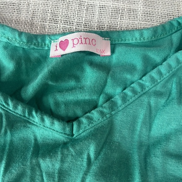 SET OF 3 GIRLS SUMMER CINCHED WAIST FLUTTER SLEEVE TOPS - Picture 3 of 9